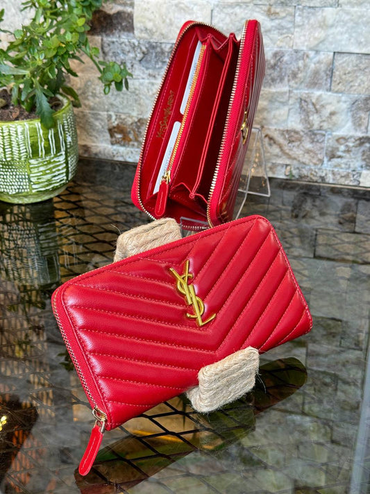 YS - Leather Wallet (Red)