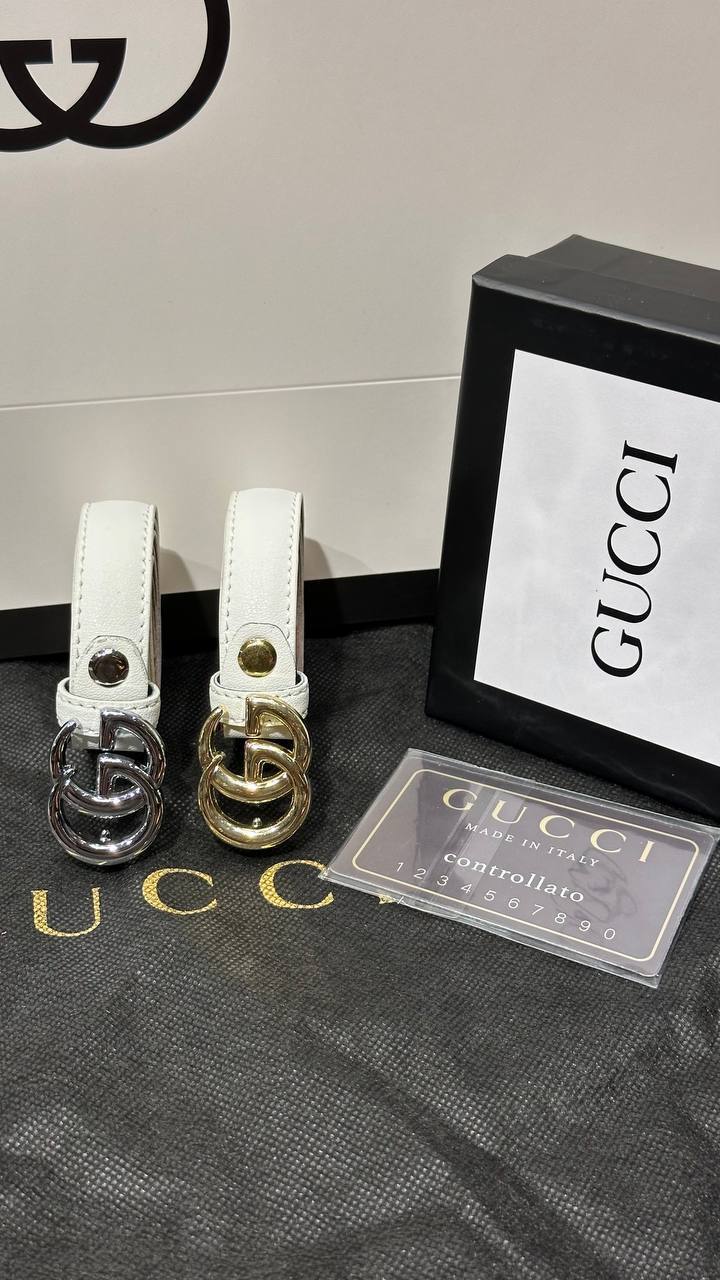 Fit Leather Belt (White)