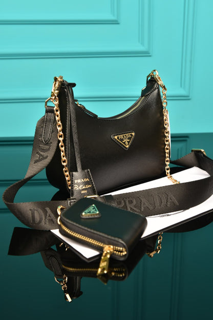 Re-Edition 2005 Saffiano Leather Bag