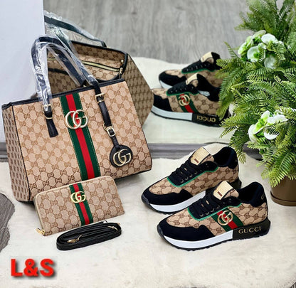 Bag, shoes and Wallet